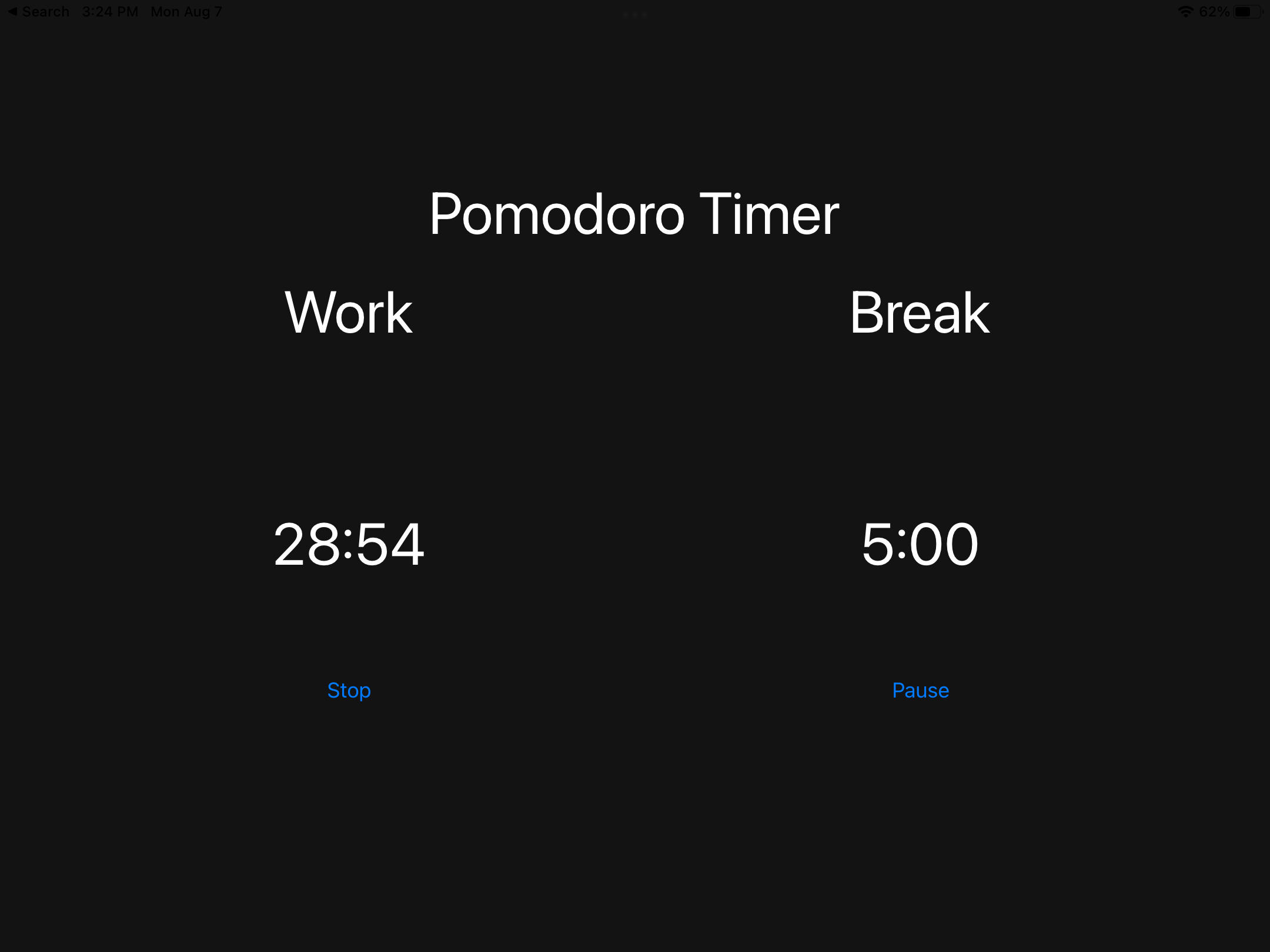 Pomodoro Timer screenshot